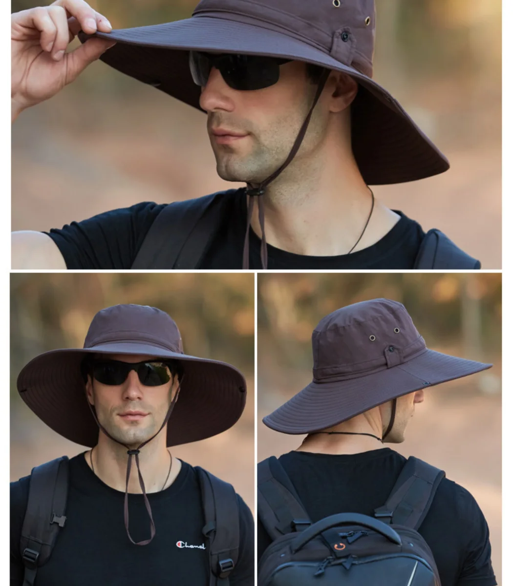Chapeau de randonnée homme imperméable, protection anti UV"Waterproof-ChapH" – Image 9