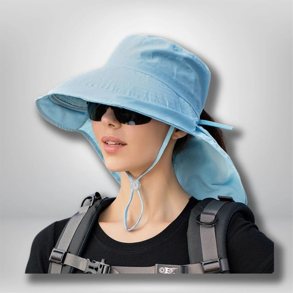 Chapeau randonnée pour Femme, protection anti UV- "Rando-CHAPW" – Image 3