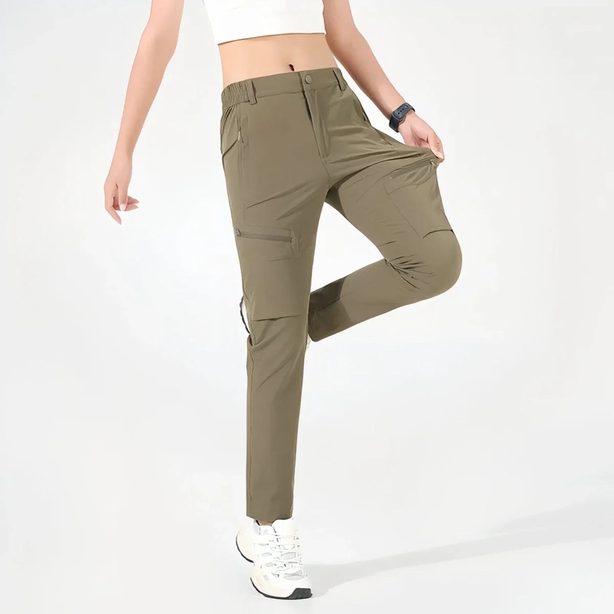 Pantalon Randonnée Femme Été Extensible – Image 3
