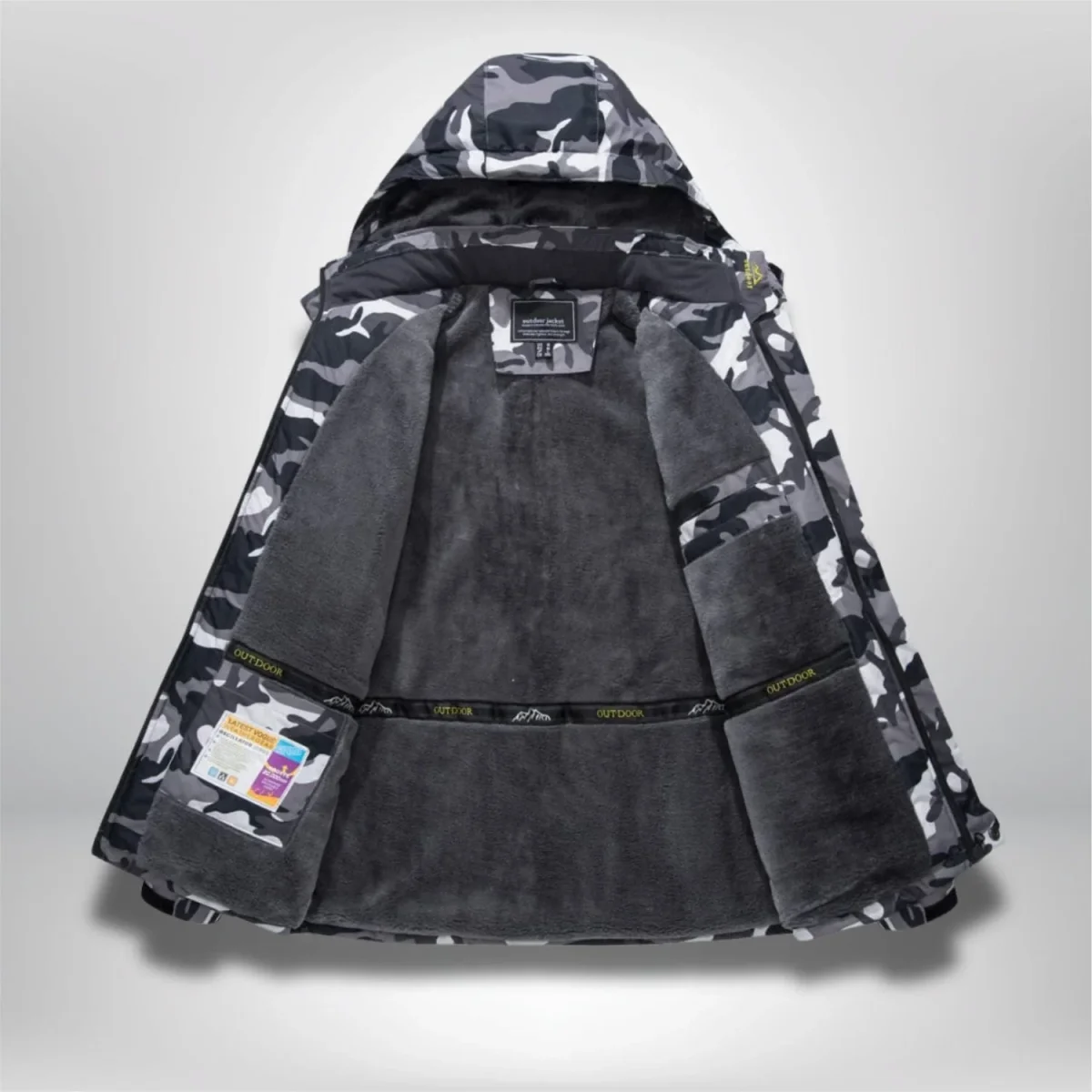 Manteau de randonnée pour Homme à capuche, imperméable "RandoTech Expert" – Image 8