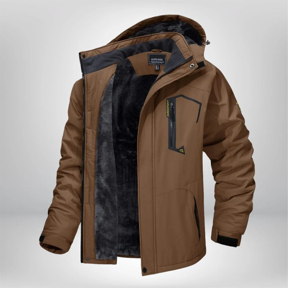 Manteau de randonnée pour Homme à capuche, imperméable "RandoTech Expert" – Image 5