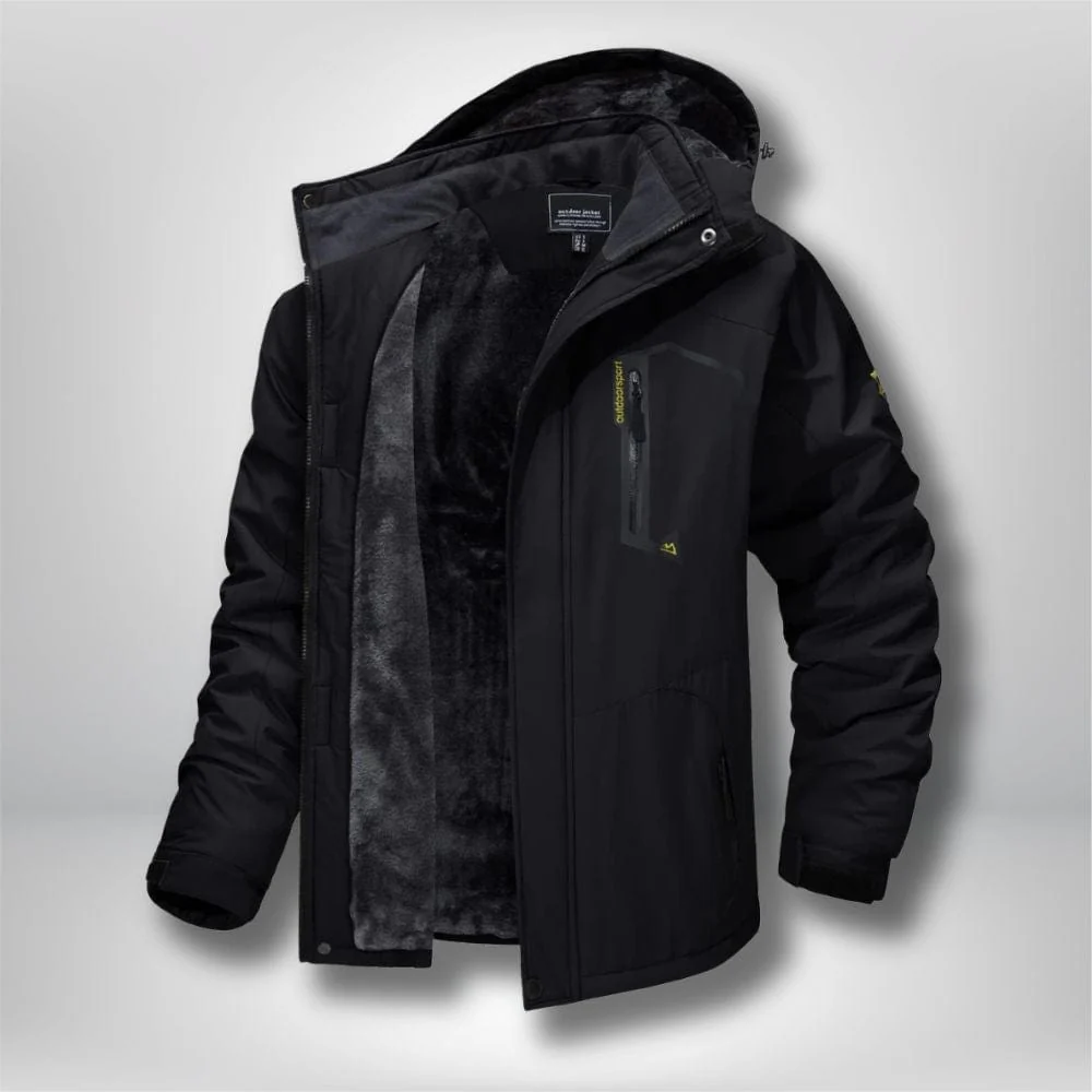 Manteau de randonnée pour Homme à capuche, imperméable "RandoTech Expert" – Image 6