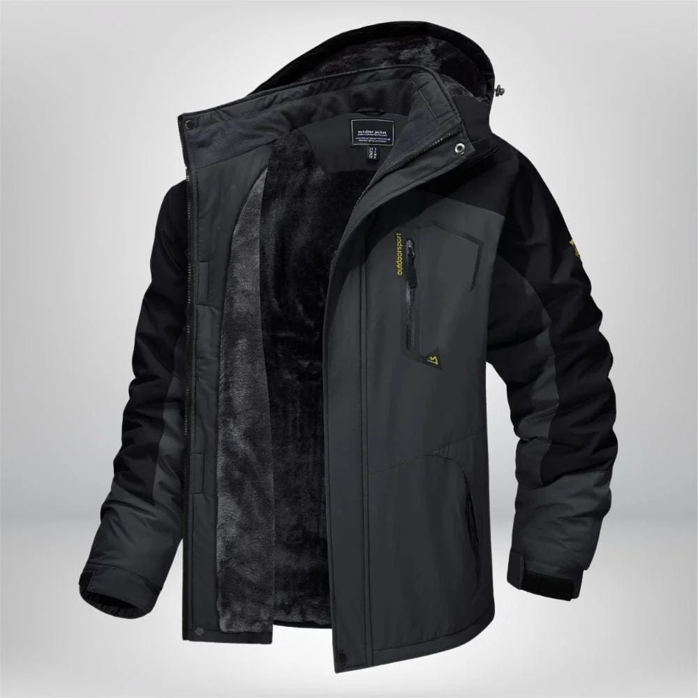 Manteau de randonnée pour Homme à capuche, imperméable "RandoTech Expert" – Image 4