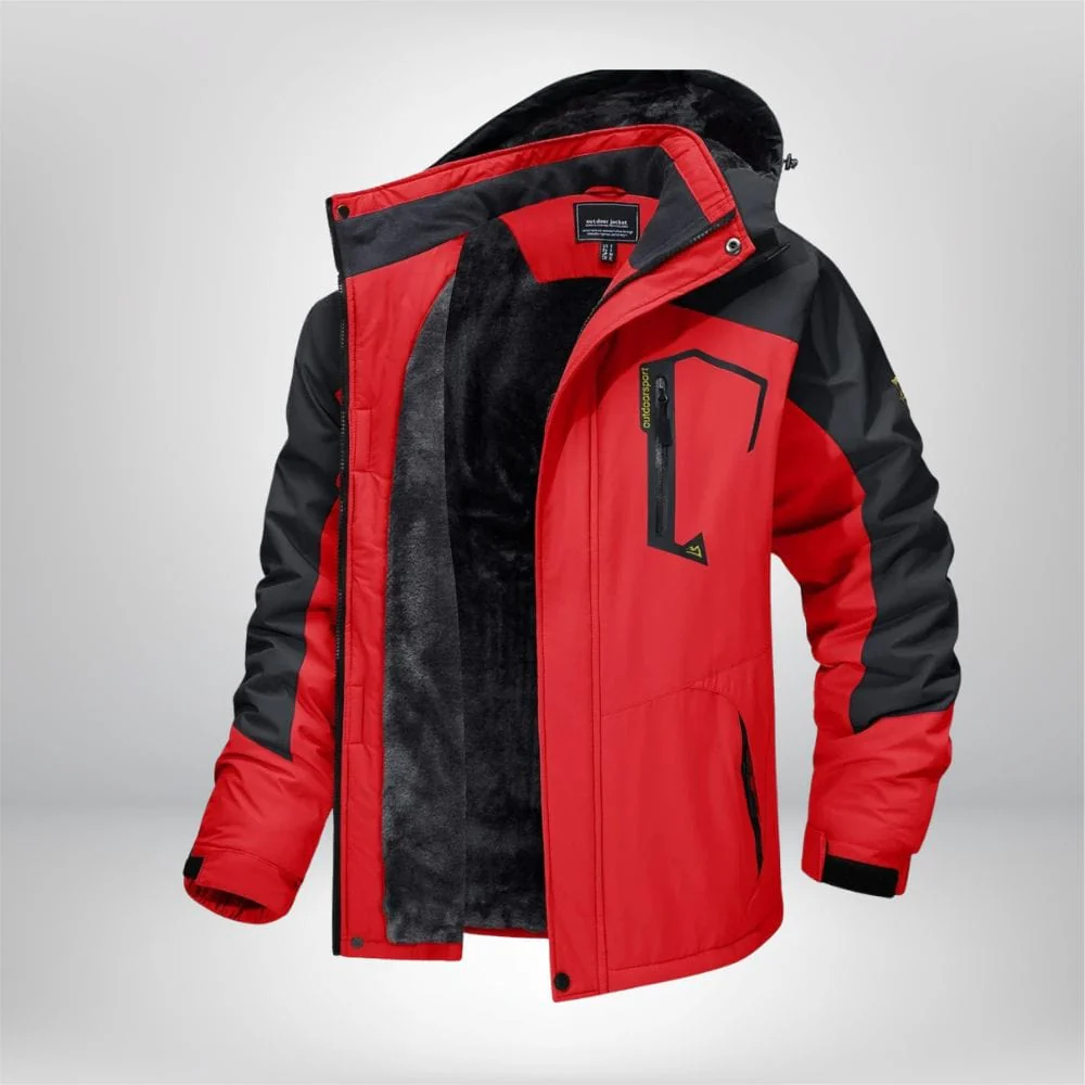 Manteau de randonnée pour Homme à capuche, imperméable "RandoTech Expert" – Image 3