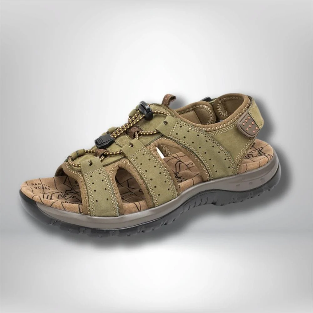 Meilleure sandale de randonnée pour homme, confortable, en cuir "BestSands-SH"