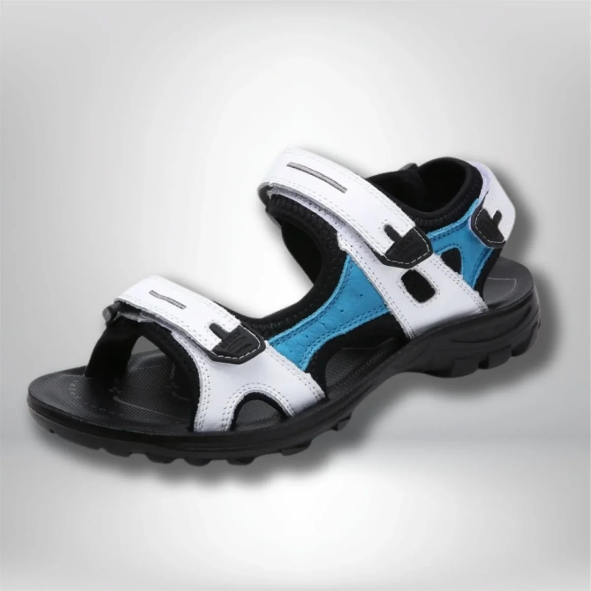 Sandale randonnée cuir pour femme, confortable, solide "CuirSand-F" – Image 7